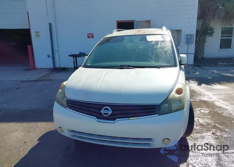 2008 Nissan Quest 3.5 S z USA, uszkodzony, nr VIN 5N1BV28U18N113009